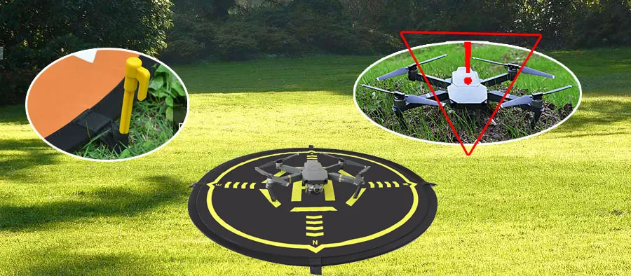 Запчасти STARTRC DJI Mavic 2 Pro Zoom Портативная Складная посадочная площадка 80 см для DJI Mavic Air/Phantom 4 pro V2.0 аксессуары для дрона