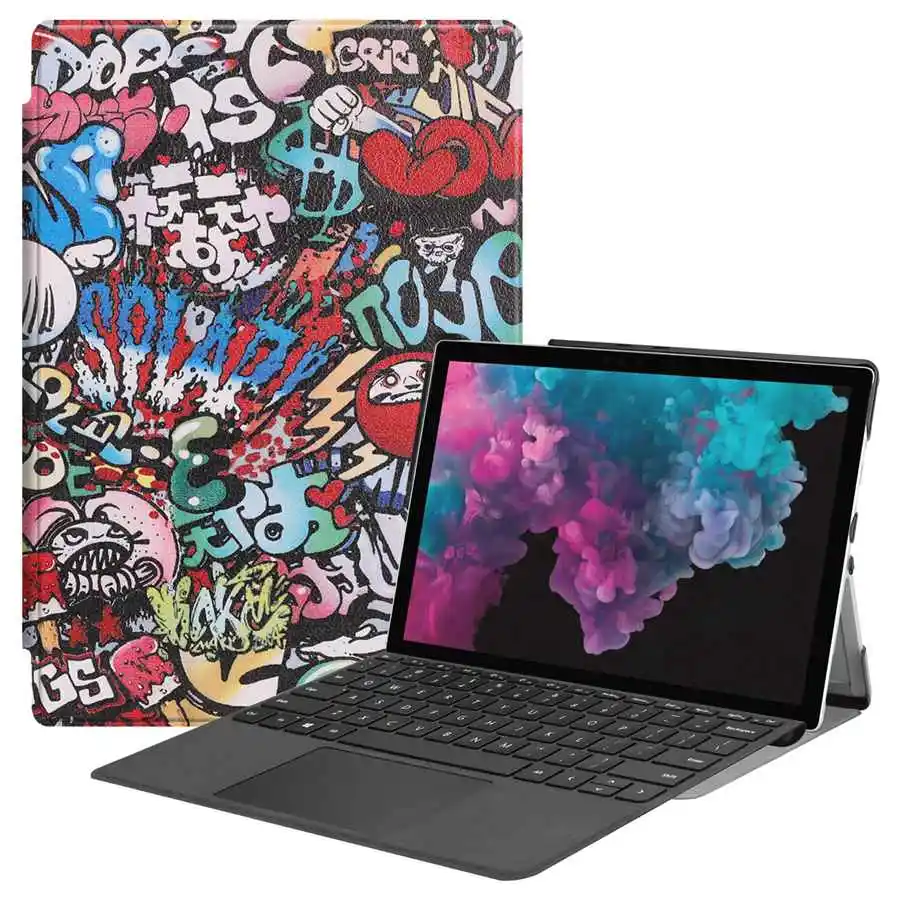 Для microsoft Surface Pro 4 5 6 кожаный смарт-чехол с подставкой для microsoft Surface Pro 6 5 12,3 ''планшет средство защиты ПК стенд крышка