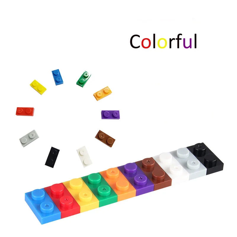 1x2 Thin Bricks Classic Base Building Blocks Small Enlighten Learning Toys For Kid Each Pack 100g About 300PCS | Игрушки и хобби