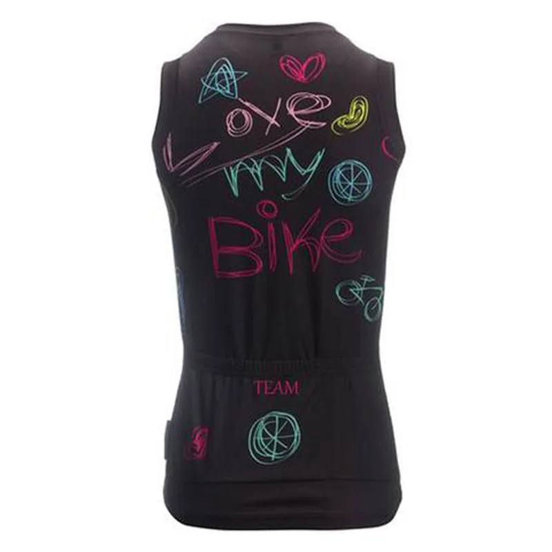 

HIRBGOD Women Cycling Jersey Summer Bike Wear Ropa Ciclismo Outdoor Sport Riding Vest Sleeveless Bicycle Clothing,TYZ169-01