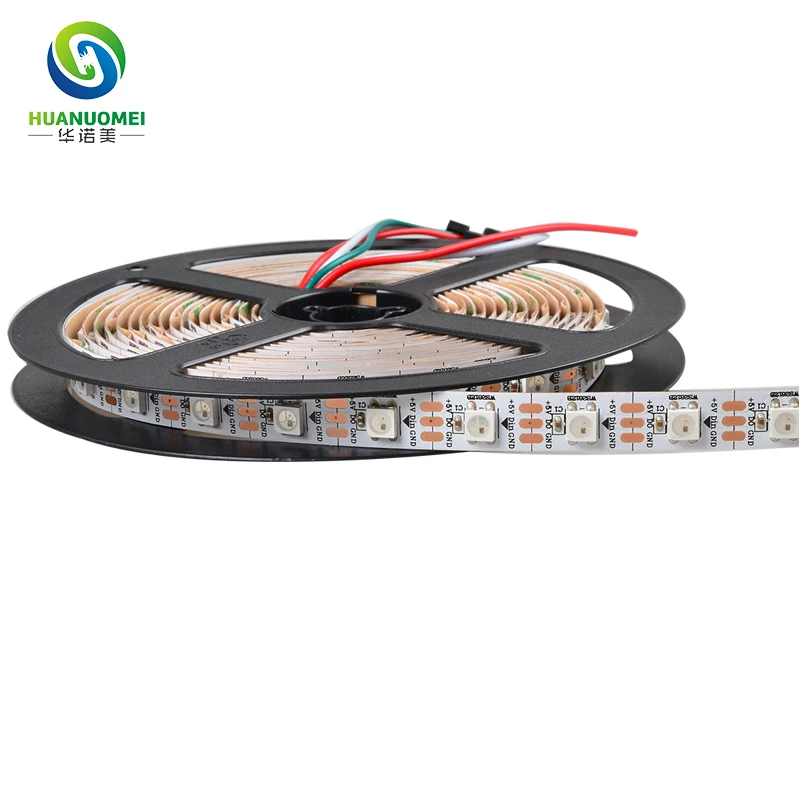 5V 96 Светодиодный s/m SK6812 адресуемых RGB светодиодный полосы 5050 SMD пикселей