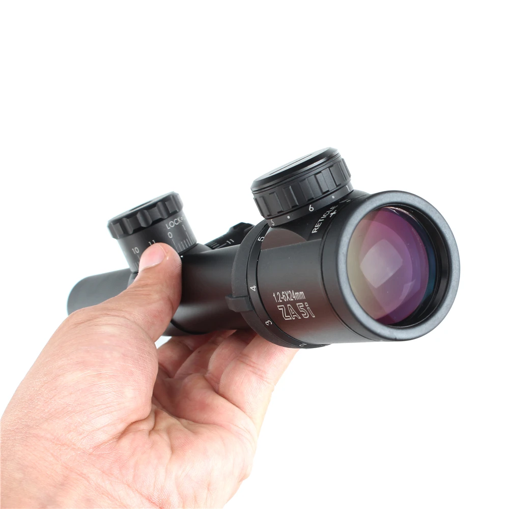 MINOX ZA 5i HD 1,2-6X24 ИК компактный охотничий троп прицел стекло травленый с подсветкой сетка длинный глаз рельеф прицел оптические прицелы