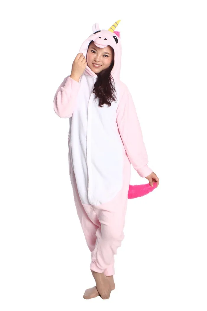 Animal Costume Cosplay Adult Pyjamas JP pink blue yellow Penguins tiger bee sheep and pigs deer owl Pajamas |