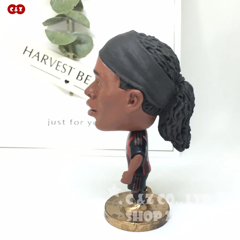 Футбольные Звезды A Ronaldinho классические подвижные суставы модель из смолы игрушка