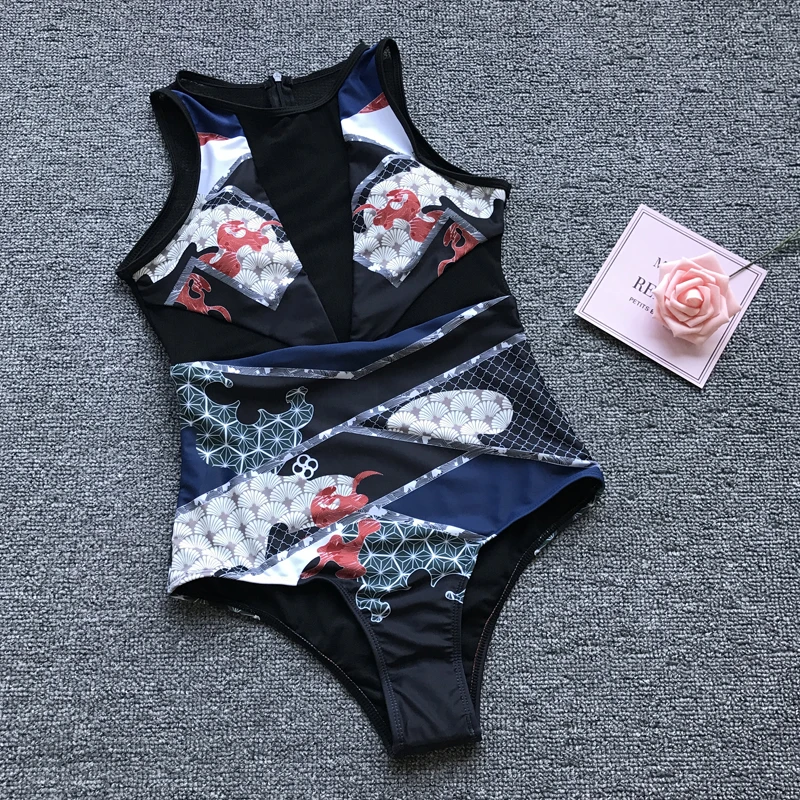 2021 сетчатый цельный купальник женский сексуальный купальный костюм с пуш ап