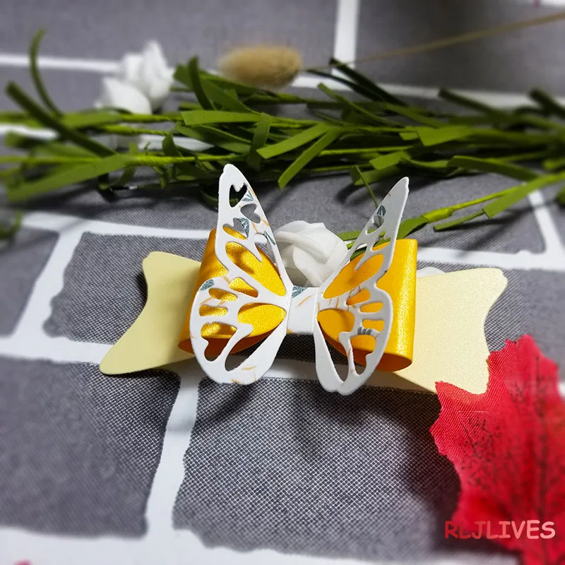 RLJLIVES лук металлические режущие штампы трафареты для DIY штамп