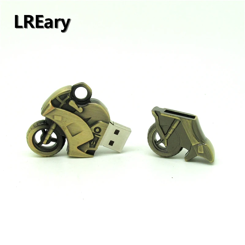 Hot sale USB 2.0 Flash Drives Metal motorcycle model memory stick usb flash pen drives 4GB 8GB 16GB 32GB pendrives | Компьютеры и офис