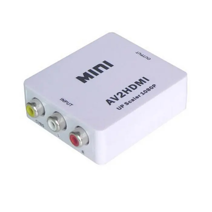 Новый композитный AV CVBS 3RCA в HDMI видеоконвертер мини-адаптер 720p 1080p | Компьютеры и