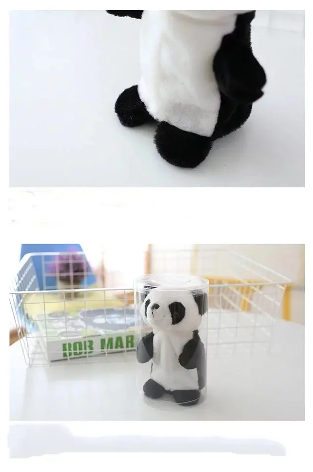 

Christmas Holiday Fift Cute Panda toy Talking and Walking Panda Figure New Educational Sound Record Panda Electronic Pets