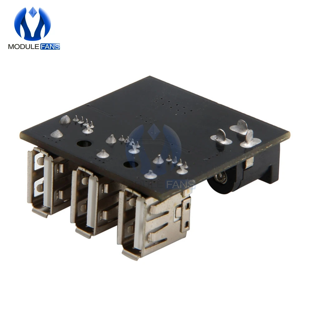 Зарядное устройство для мини зарядки Мощность банк Step up Boost 3 три порта USB 9V/12 В до 5