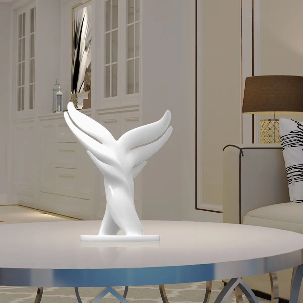 3D напечатанная скульптура КИТ хвост первоначально разработанный для домашнего