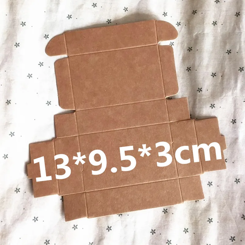 50 шт. 13*9 5*3 см ретро мини крафт бумаги Бумага коробка DIY свадебный подарок Коробки