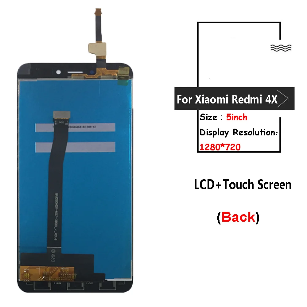 Для Xiaomi redmi 4X ЖК-дисплей+ сенсорный экран в сборе для Xiaomi redmi 4x ЖК-дигитайзер Сенсорная стеклянная панель+ Бесплатные инструменты