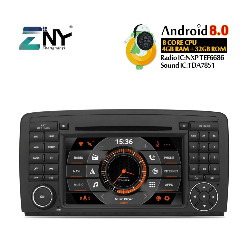7 "ips android-автомобильный DVD gps для Benz R Class W251 R280 R300 R320 R350 R500 автомобильное стерео