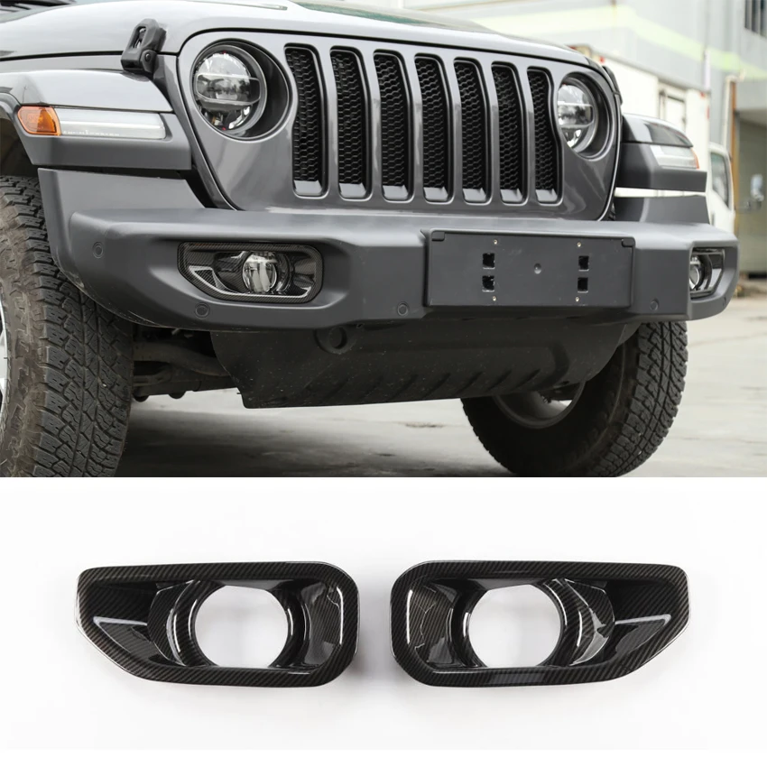 JXKaFa для Jeep Wrangler JL 2018 + Автомобильные передние противотуманные фары декоративная
