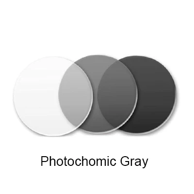 Photochromic Gray Два Oclock 1,56/1,61 фотохромные солнцезащитные очки антибликовые оптические очки линзы серый коричневый Хамелеон UV400 светильник - Цвет линз: Photochromic Gray