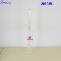 free shipping 2000ml soxhlet extraction glassware system soxhlet extrctor with coiled condenser