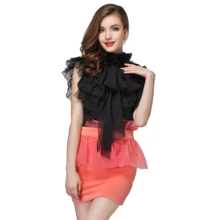 Подиумная женская блузка сексуальная перспективная шифоновая летняя рубашка в