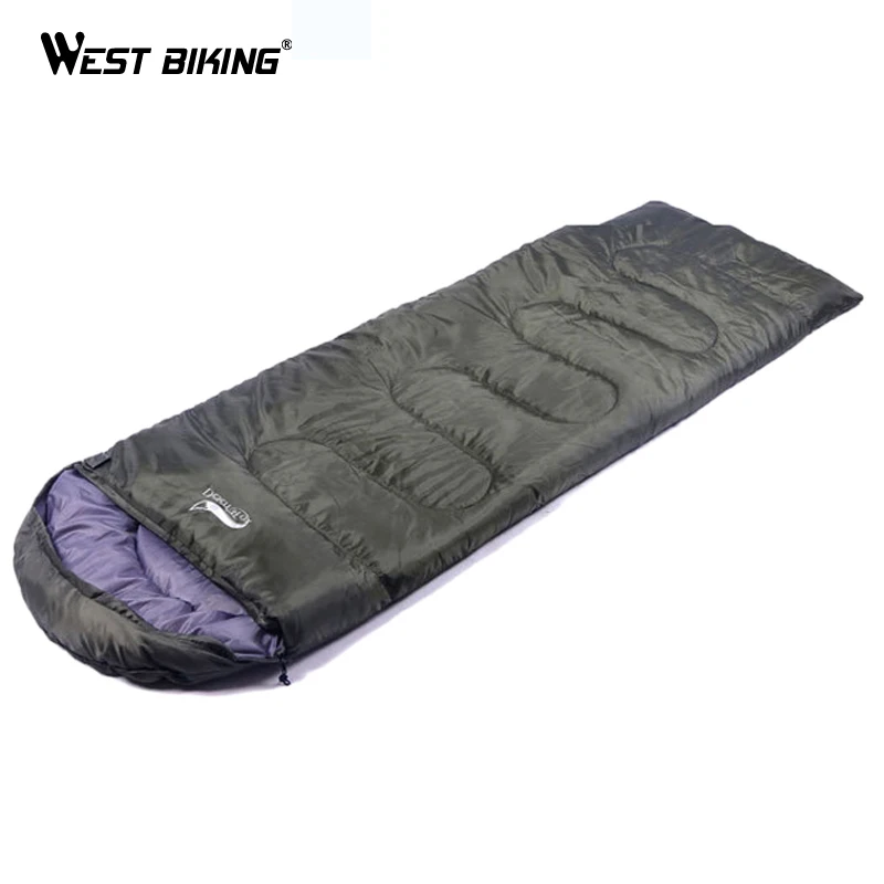 WEST BIKING, 1 кг, 70*220 см, сверхлегкий спальный мешок для горного туризма, кемпинга, горного велоспорта, спальный мешок