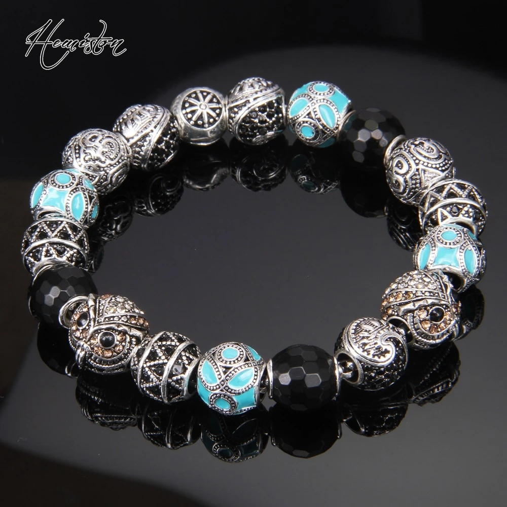 Браслет из бусин Thomas Style KM с совами маори этнический зигзаг бусины OM браслет