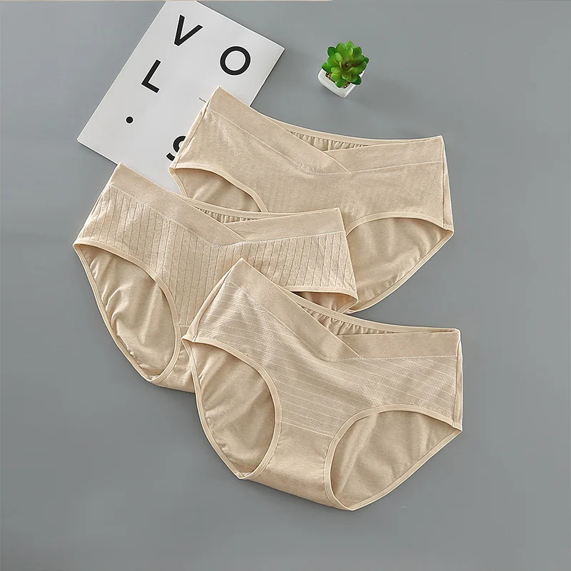 Нижнее Белье для беременных женщин плюс fertilizer XL с низкой талией цветные