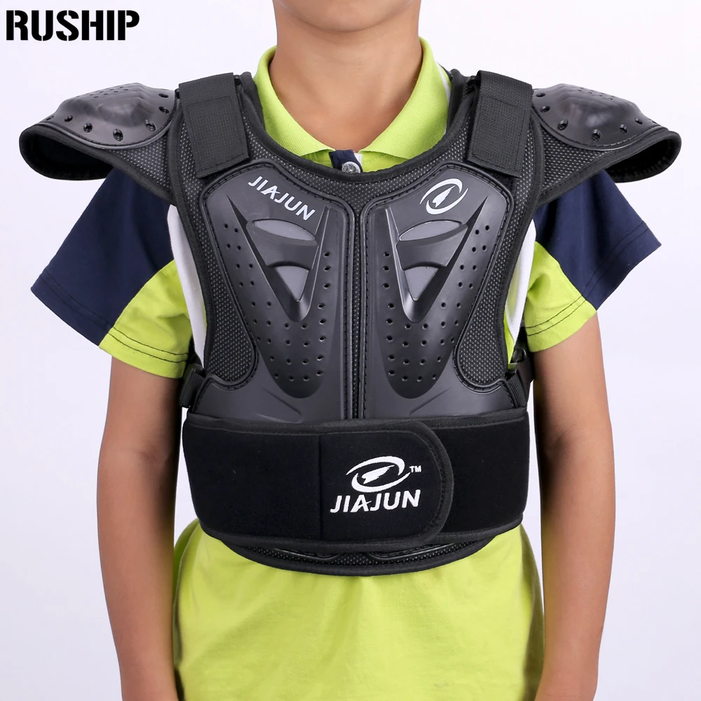 .Детская Защита спины. Профессиональные Детей жилеты брони мотокросс броня лыж