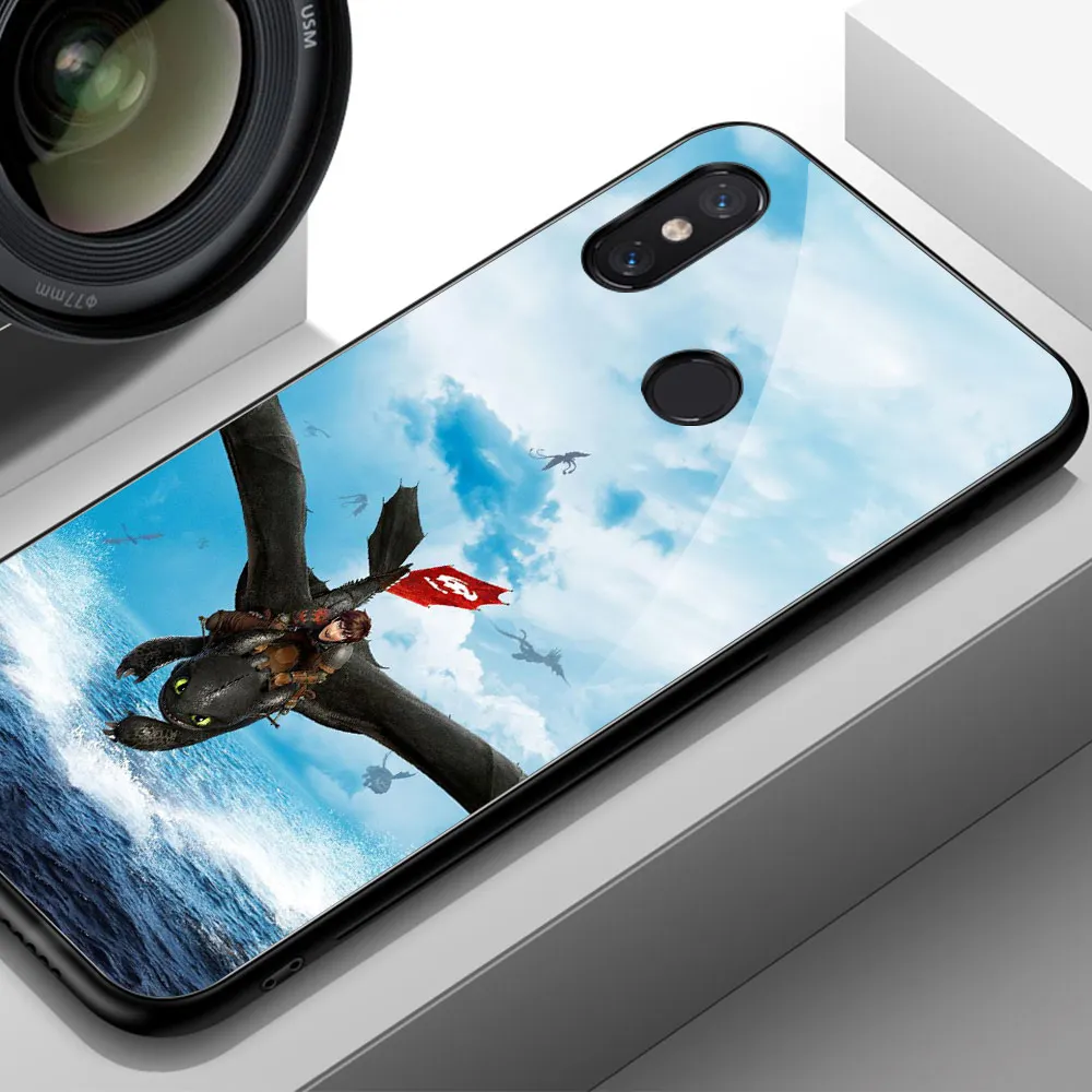 Чехол FinderCase для Xiao mi x 2 s, чехол с изображением дракона, жесткая задняя крышка из закаленного стекла для телефона mi x 2 2s 3 mi 8 9 SE Lite max 3 - Цвет: 00991
