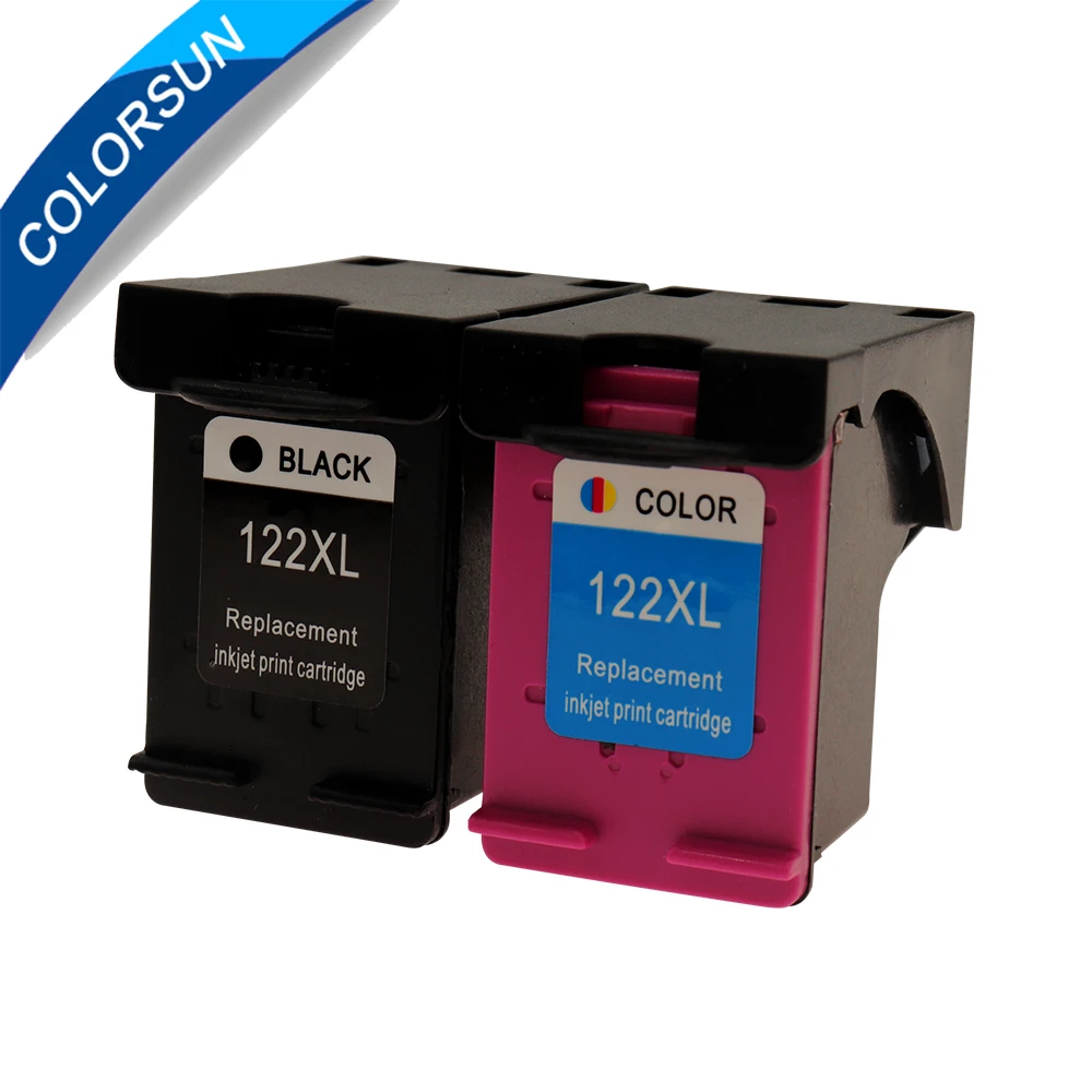 2 шт. 122XL заменяемый картридж для hp 122 для hp Deskjet 2050 s 3000 3052A 2000 1000 3540 3054 принтер