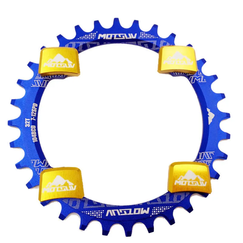 Oval Redondo 32 T 34 36 38 plato Estrecho Ancho MTB Bicicleta de Una Sola velocdad Con B|38 t|34 t36 t |