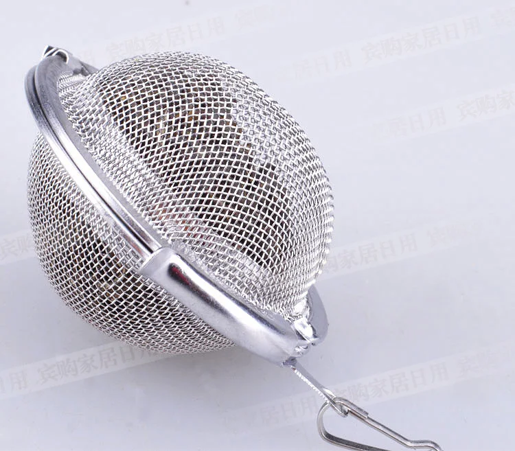 Бесплатная доставка 304 нержавеющая сталь горячее натирающее блюдо чайный шар