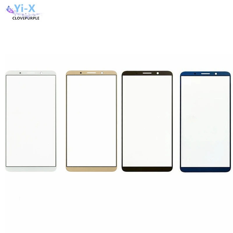

10 шт./лот для Huawei Mate 10 Pro передняя внешняя стеклянная сенсорная панель (без дигитайзера) Запасные части