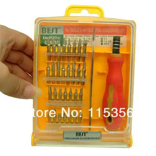 Бесплатная доставка 31 в 1 Электронный прецизионный набор многофункциональных