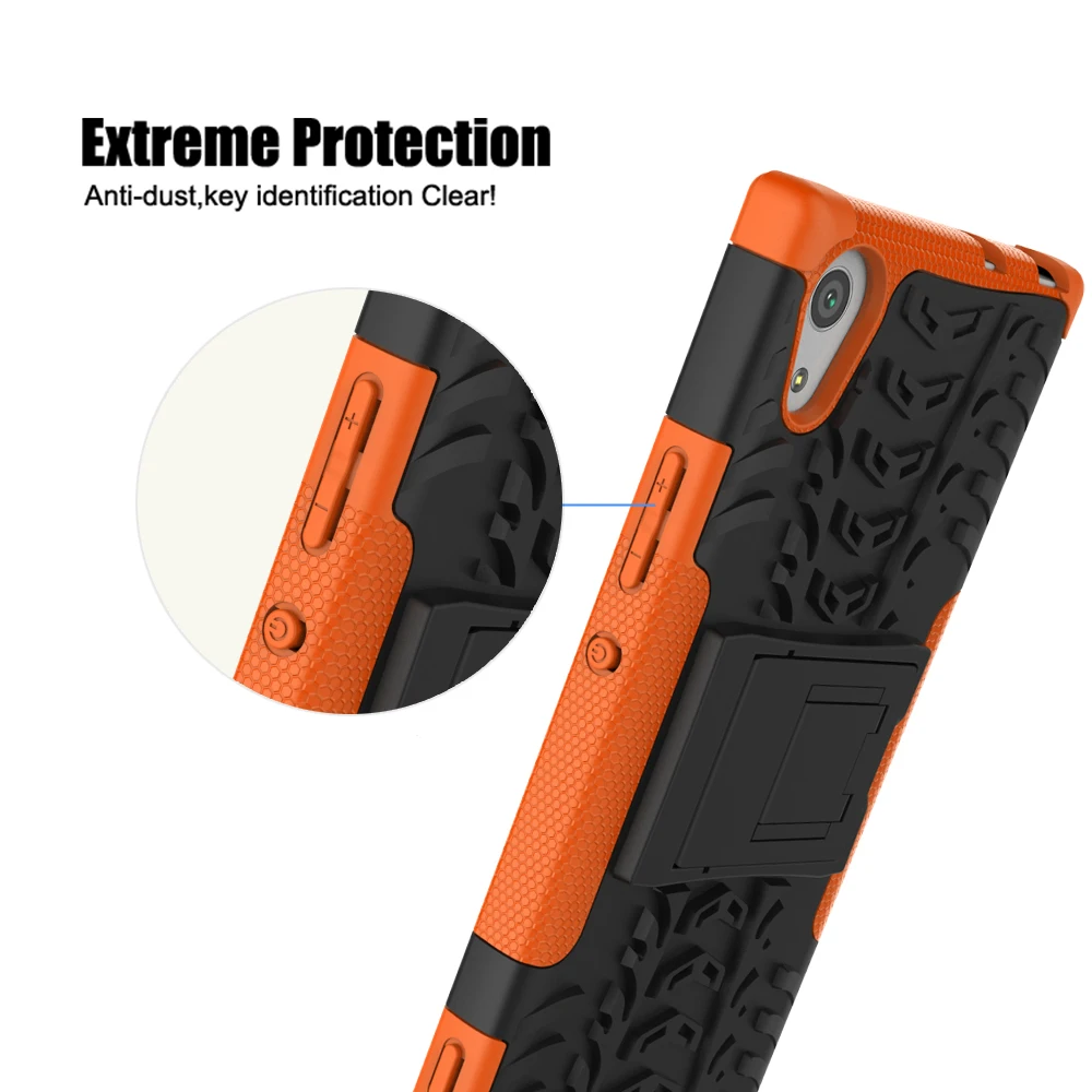 Cases for Sony XZ Premium X XA XA1 Plus XA2 ultra E5 C5 L1 L2 XZ1 XZ2 Compact Heavy Duty Hard PC Soft Silicone Stand Case Cover |