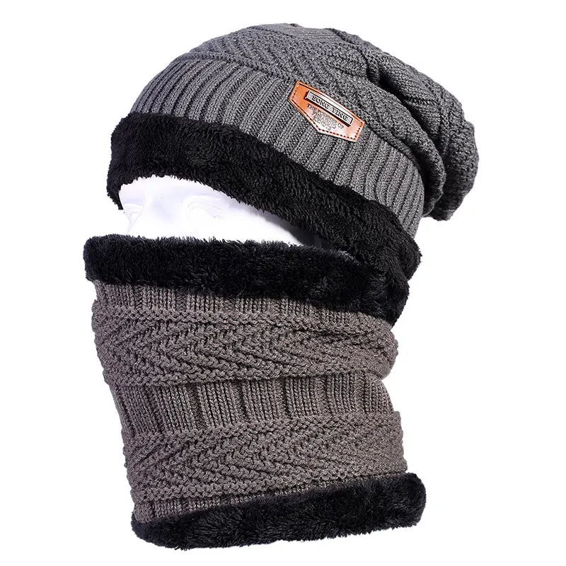 Мужские зимние шапки с флисовой подкладкой капюшоном на шее Балаклава в стиле Skull