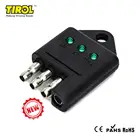 TIROL 4-контактный тестер трейлера T25423P3, тестер проводки для трейлера, прямой светильник для трейлера, тестер проводов, автомобильные аксессуары