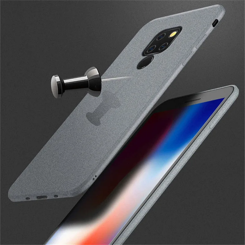 Песчаник матовый чехол для телефона huawei P30 P20 Pro mate 20 10 Lite Nova 5 5i Pro 4 3 3i P Smart Plus Мягкий силиконовый чехол