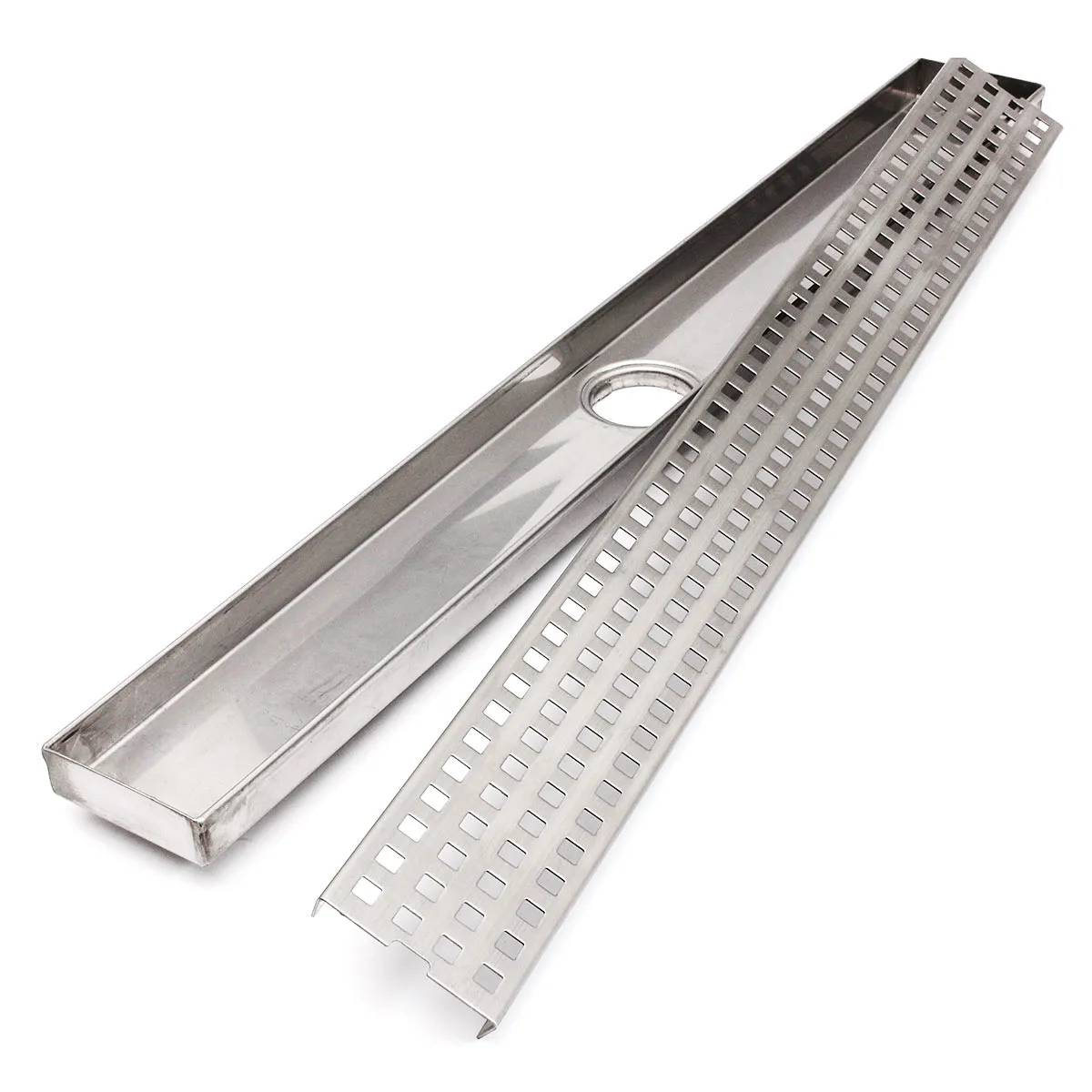 Сливная решетка из нержавеющей стали для ванной комнаты 600 мм/900 мм линейный