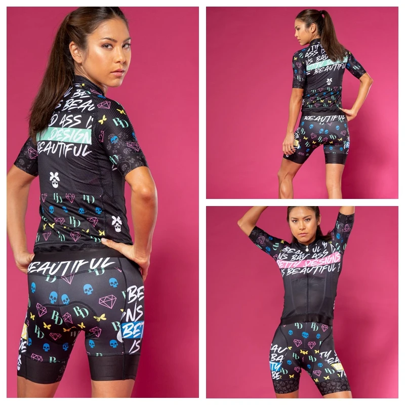 bettydesigns, женская летняя футболка, ciclismo, велосипедная майка с коротким рукавом, одежда для велоспорта, топы, одежда для горного велосипеда, рубашка, tenue cycliste