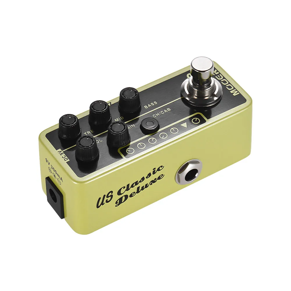 MOOER MICRO PREAMP Series 006 US Classic Deluxe American Blues Combo Digital Preamp усилитель гитарный эффект педаль