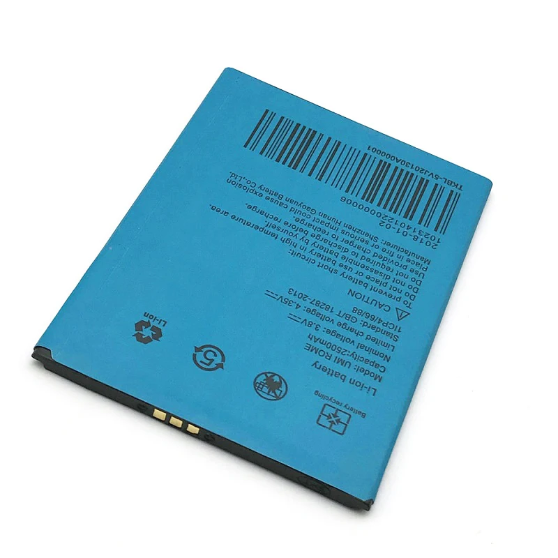 Сменная батарея для смартфона UMI 2500 мАч Roma X|battery for umi|battery forsmartphone battery |