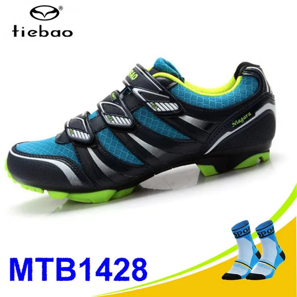 socks for 1428 B Tiebao, профессиональная обувь, Sapatilha, Ciclismo, MTB, велосипедная обувь, мужская, женская, для велосипеда, самозакрывающаяся обувь, дышащая, для велосипеда, Spd, педали, кроссовки - Цвет: socks for 1428 B