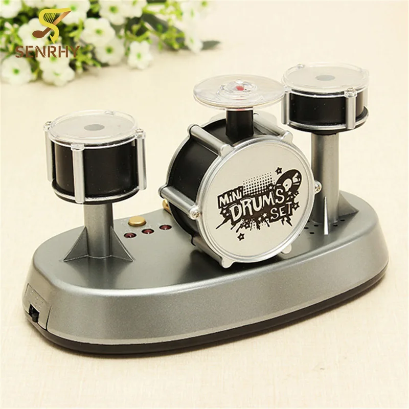 SENRHY Mini Finger Drum набор сенсорный барабанный светодиодный свет Джаз перкуссионные Музыкальные инструменты Обучающие музыкальные игрушки подарок для детей