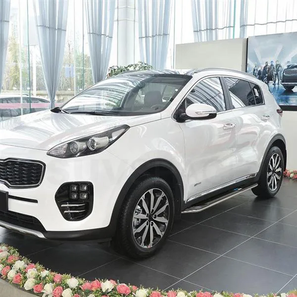 Алюминий стиль шаг в сторону подходит для KIA Sportage подножка Nerf бар