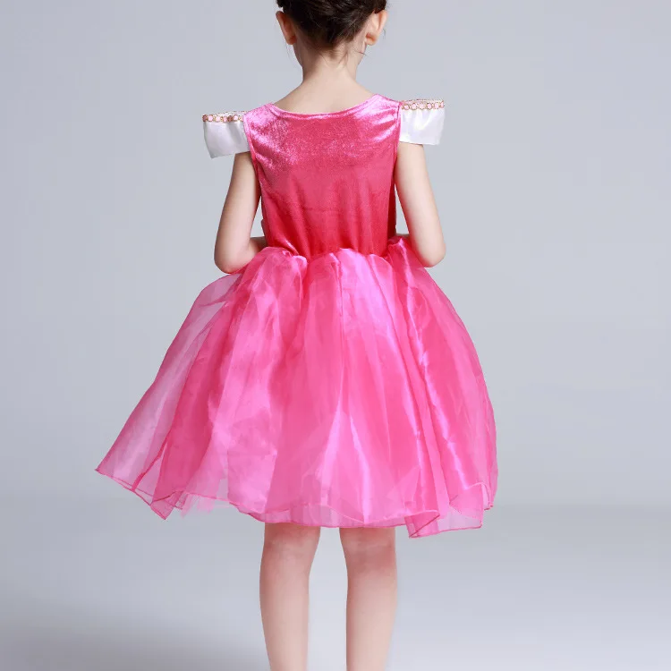 2018 Обувь для девочек спальный Красота костюм принцессы платье летние шорты Aurora