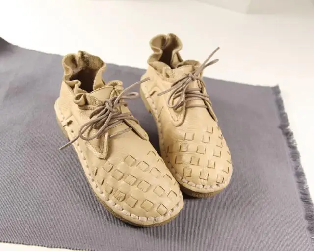 Женская обувь из воловьей кожи ручной работы в стиле ретро mori girl повседневная 4