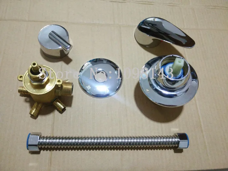 Смеситель для душа с 5 режимами интубации и трубкой смеситель ванной комнаты 3/4/5