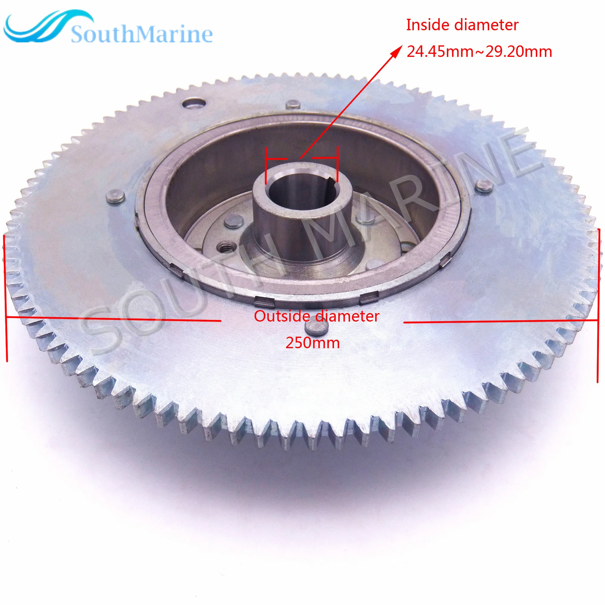 Лодочный мотор T36-04000500W Электрический старт маховик роторный узел для Parsun HDX 2-х тактный двигатель T36 T40J лодочный мотор