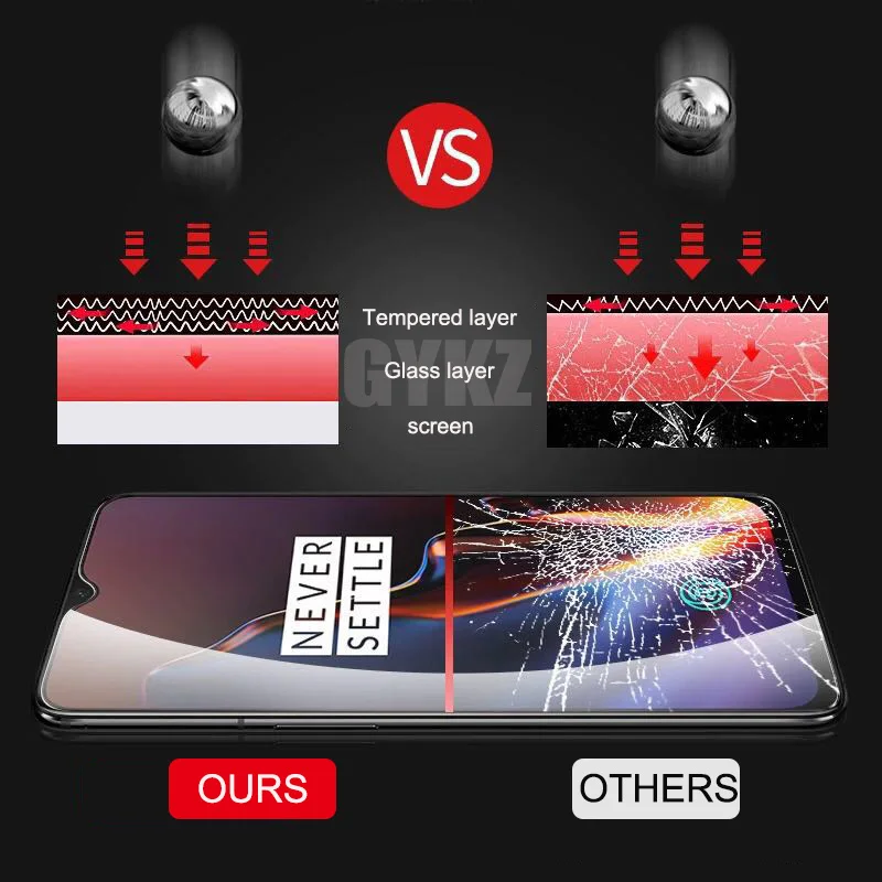 Защитное стекло для экрана для ONEPLUS 7, полностью покрытое закаленное стекло для Oneplus 6T 7, взрывозащищенное Защитное стекло для ONEPLUS 7