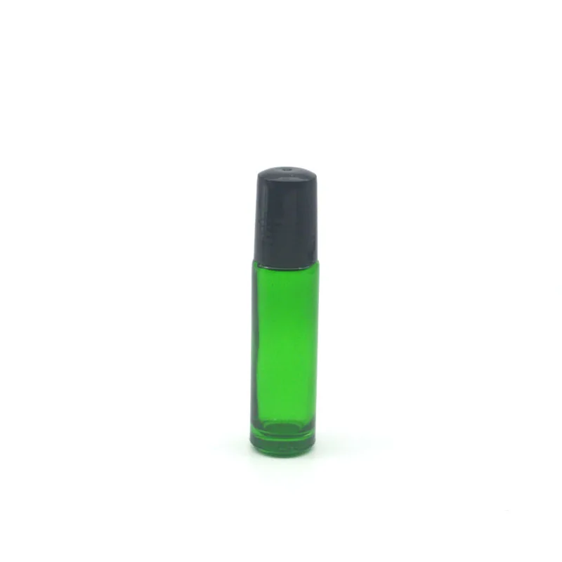10ml Green 1 шт 10 мл красочные толстые стеклянные флаконы пустые эфирные масла Духи ролл на бутылке из нержавеющей стали ролик бутылки - Цвет: 10ml Green