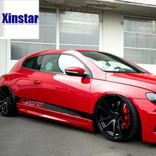 

2pcs/lot Rocco car side body decoration sticker For VK Volkswagen GTI SCIROCCO